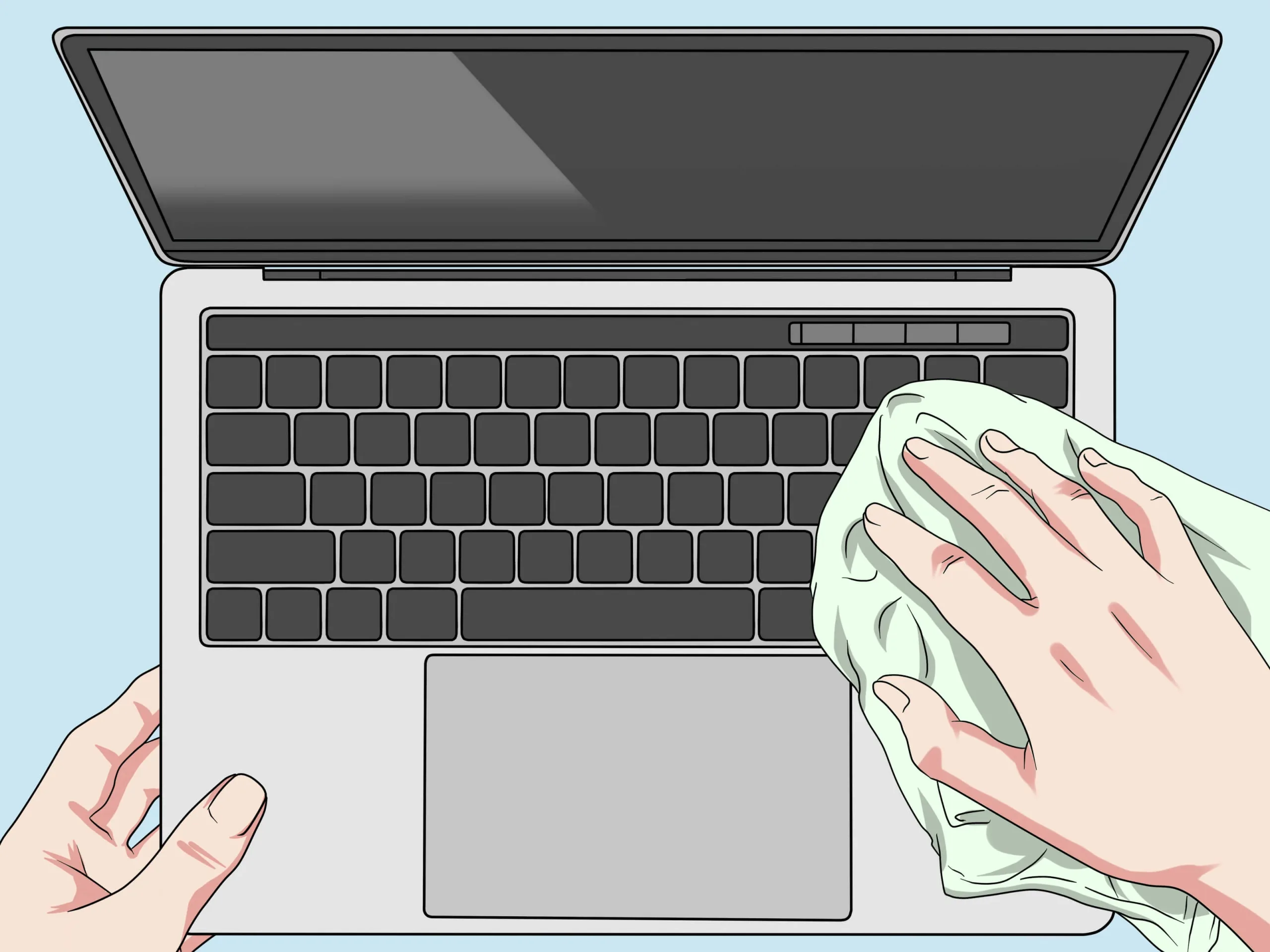як правильно очистити клавіатуру щоб вона була чиста